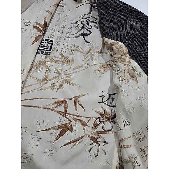 Chico's Blazer Jacket Size 3 Women's Size US XL Tweed Silk Lined 3 Buttons - Picture 10 of 14